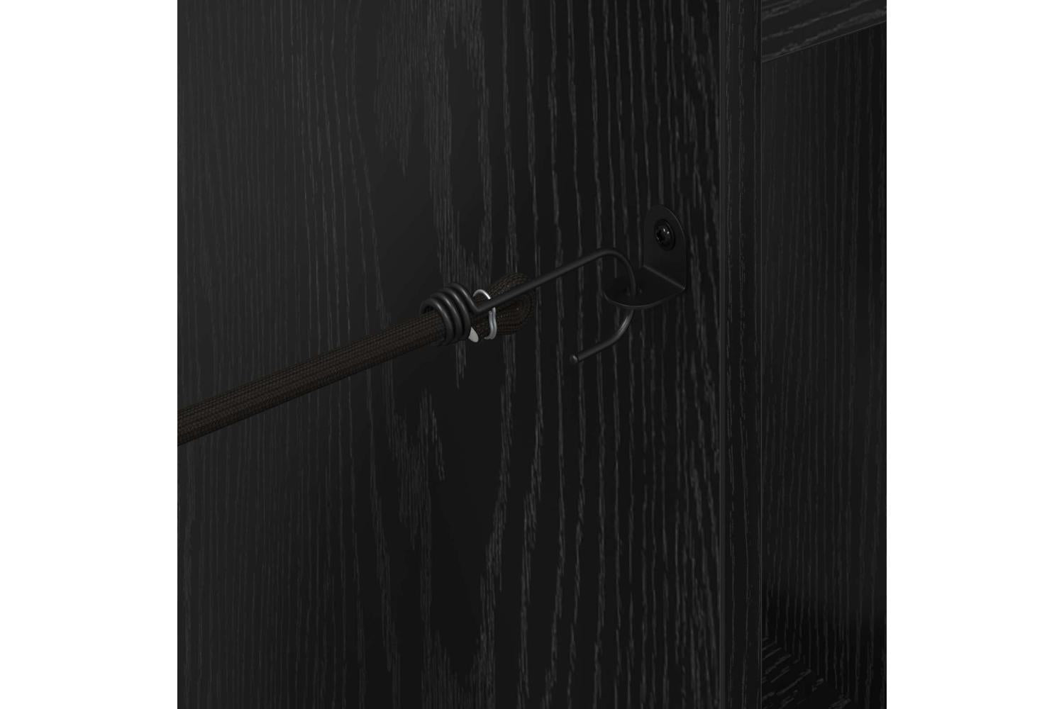 Vidaxl Golf Cabinet Plain Black Oak 102 X 45 X 85.5 Cm-9