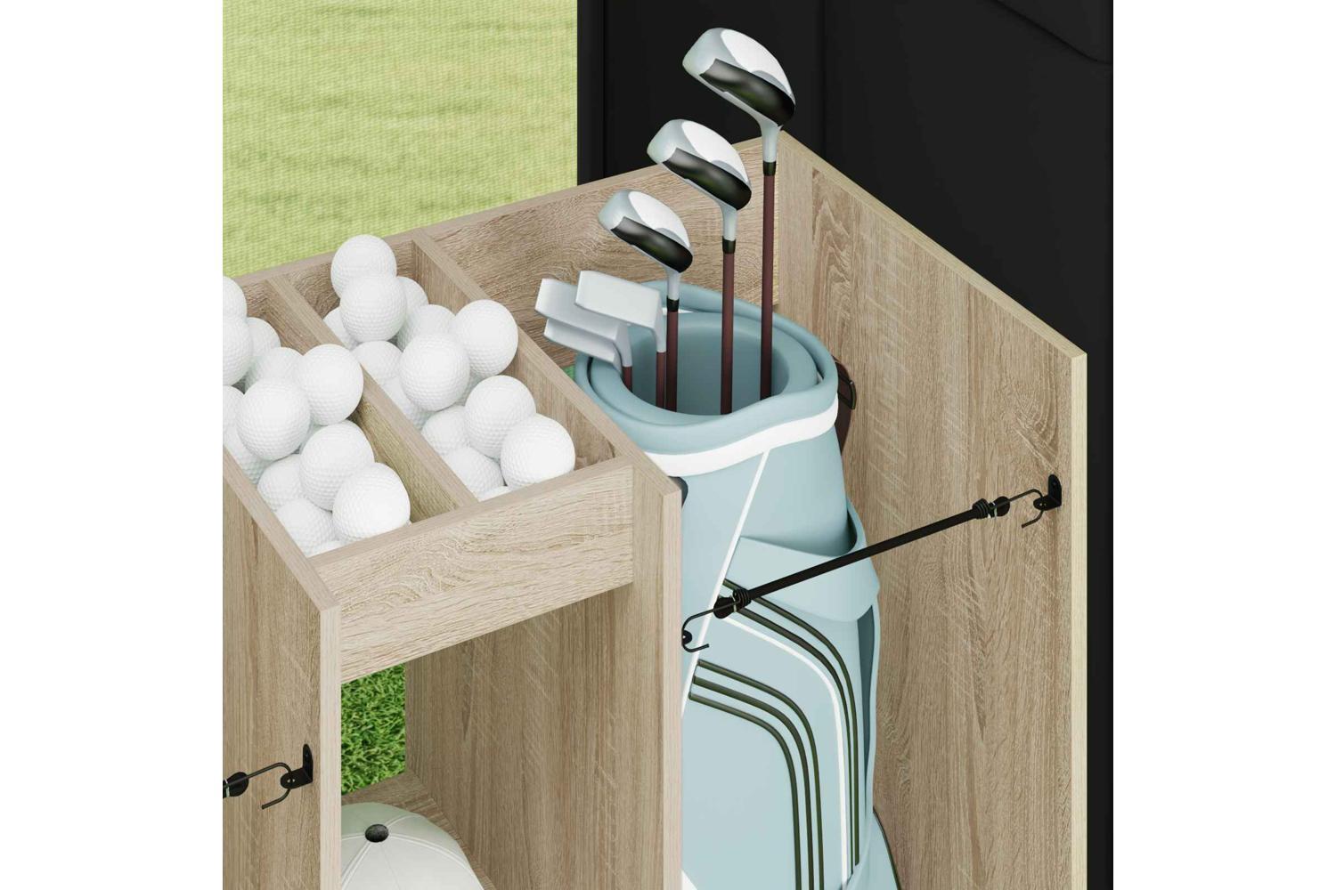 Vidaxl Golf Cabinet Plain Sonoma Oak 102 X 45 X 85.5 Cm-5