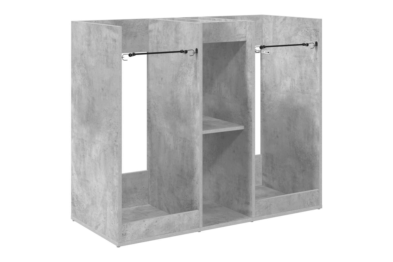Vidaxl Golf Cabinet Plain Concrete Grey 102 X 45 X 85.5 Cm