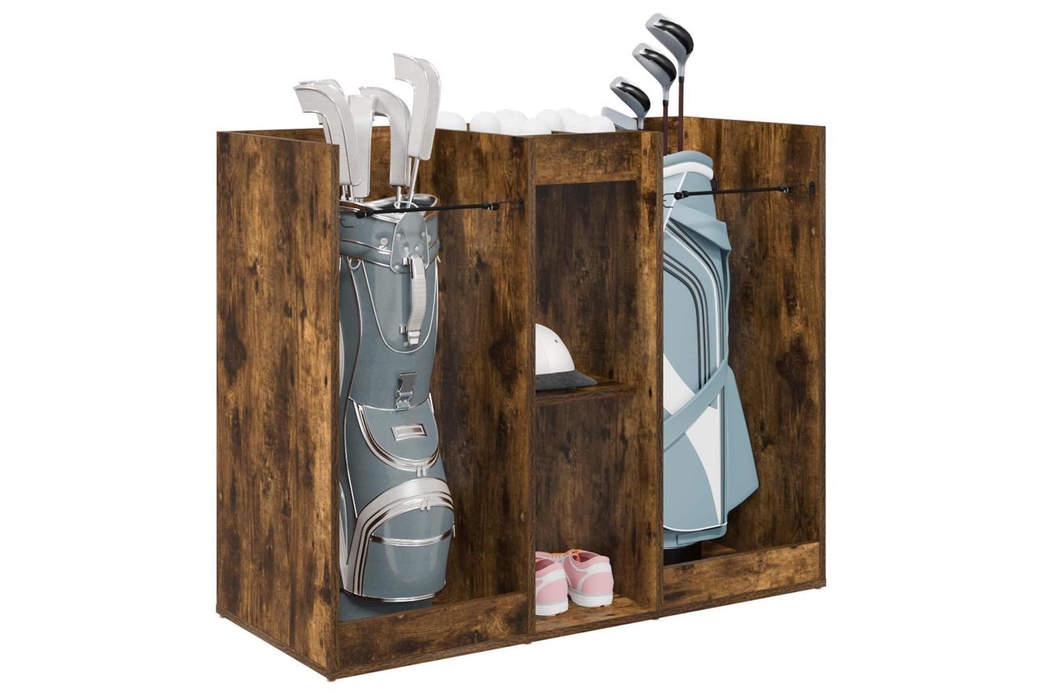 Vidaxl Golf Cabinet Plain Smoked Oak 102 X 45 X 85.5 Cm-3