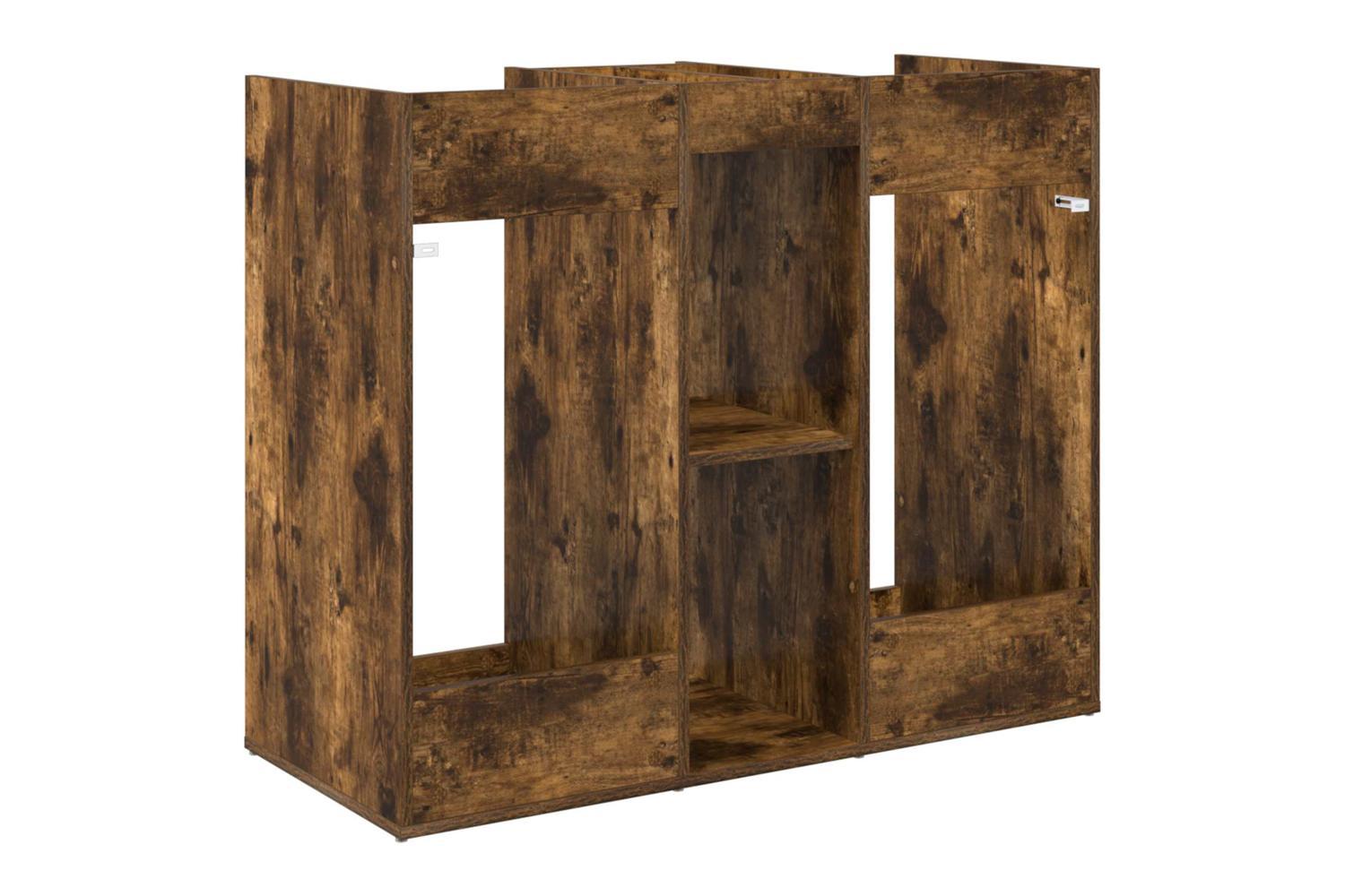 Vidaxl Golf Cabinet Plain Smoked Oak 102 X 45 X 85.5 Cm-8