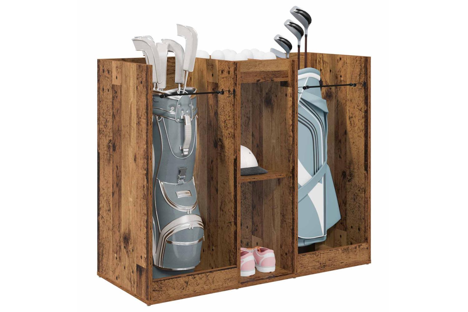 Vidaxl Golf Cabinet Plain Old Wood 102 X 45 X 85.5 Cm-3