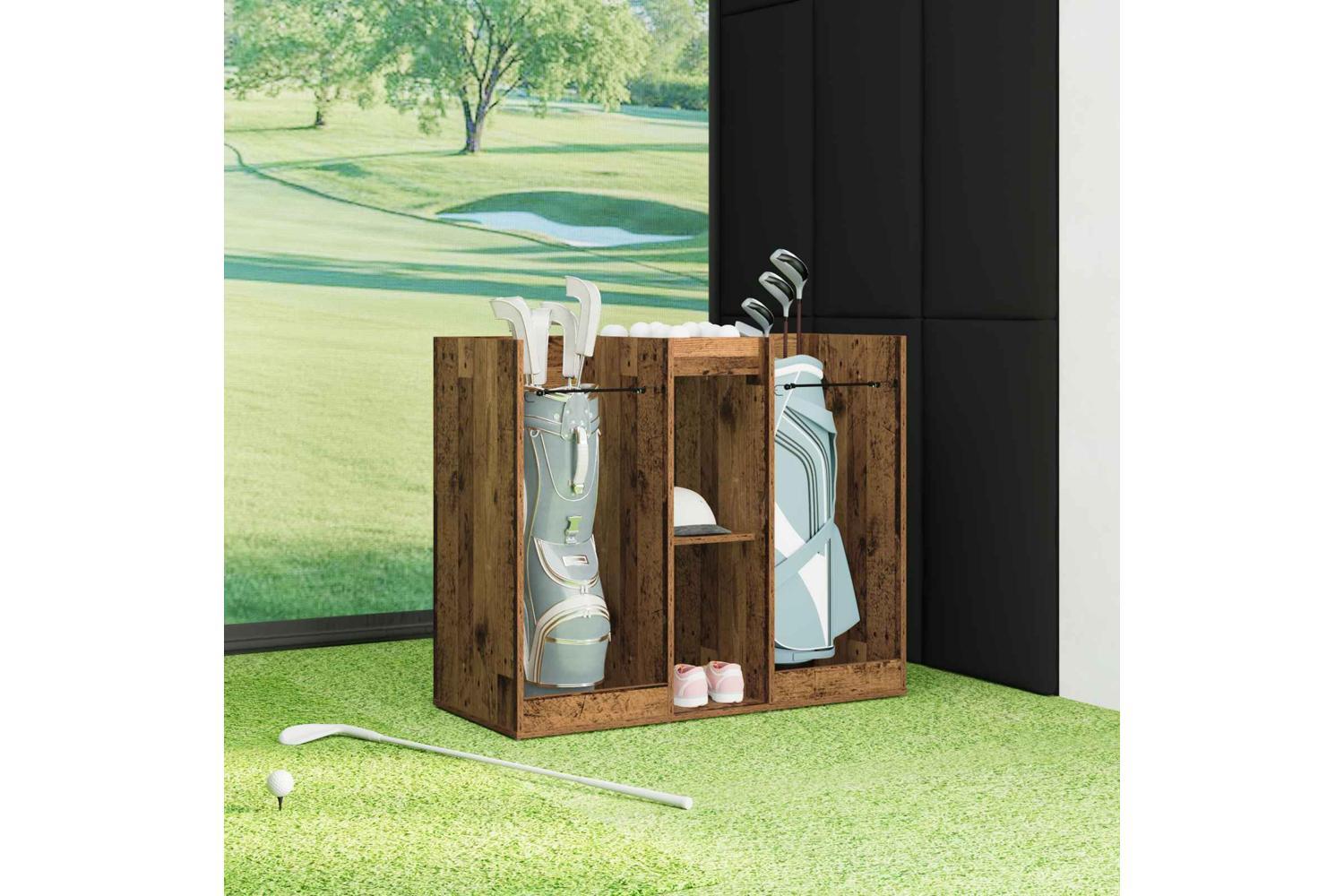 Vidaxl Golf Cabinet Plain Old Wood 102 X 45 X 85.5 Cm-4