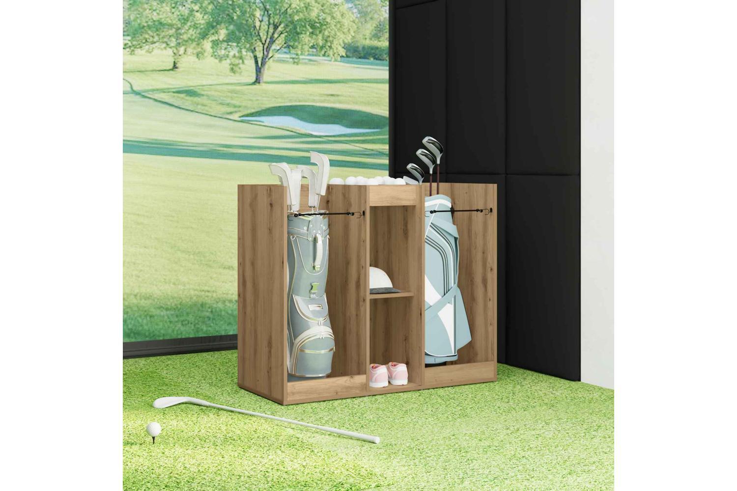 Vidaxl Golf Cabinet Plain Artisan Oak 102 X 45 X 85.5 Cm-4