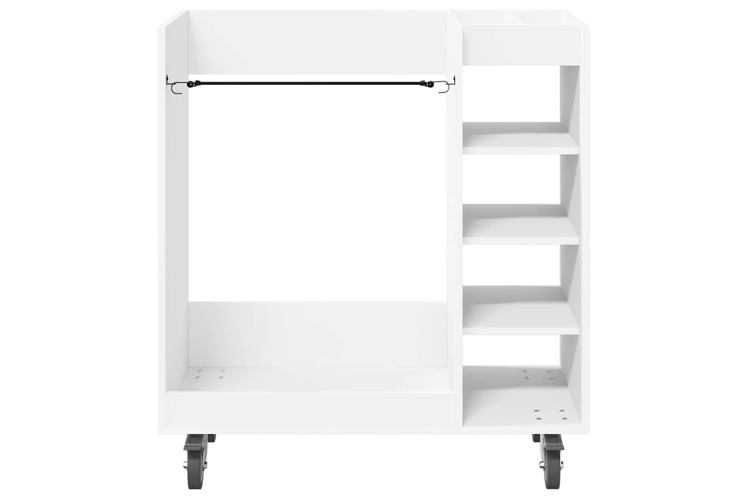Vidaxl Golf Cabinet With Wheel Plain White 90 X 45 X 98 Cm-6