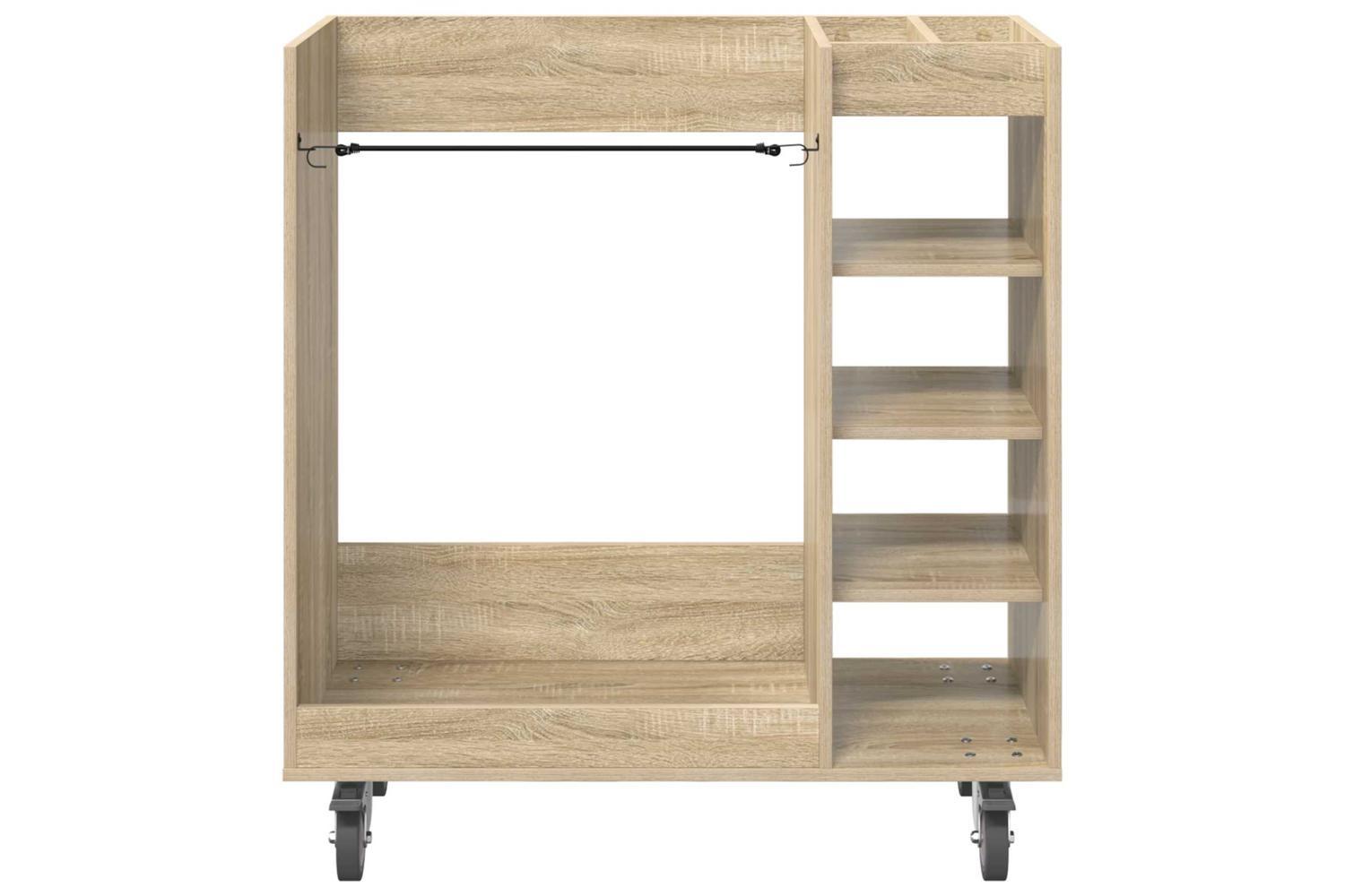 Vidaxl Golf Cabinet With Wheel Plain Sonoma Oak 90 X 45 X 98 Cm-6