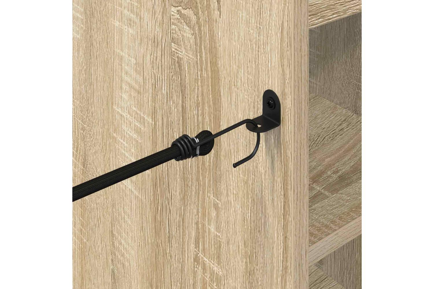 Vidaxl Golf Cabinet With Wheel Plain Sonoma Oak 90 X 45 X 98 Cm-9