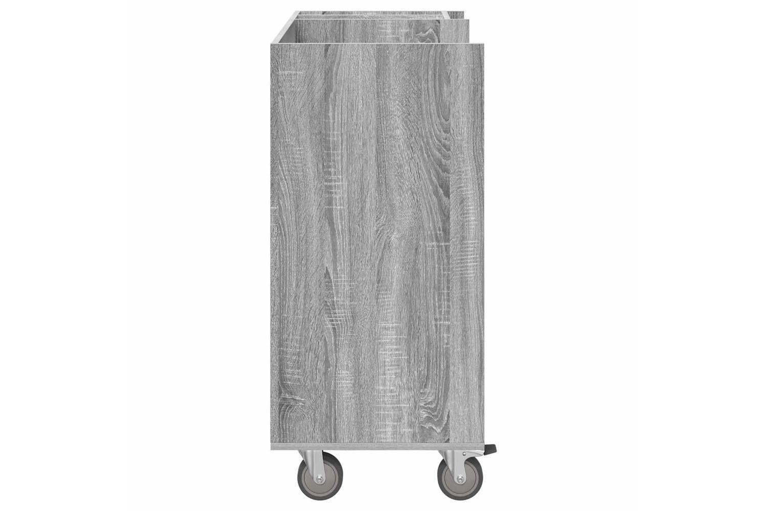 Vidaxl Golf Cabinet With Wheel Plain Grey Sonoma 90 X 45 X 98 Cm-7