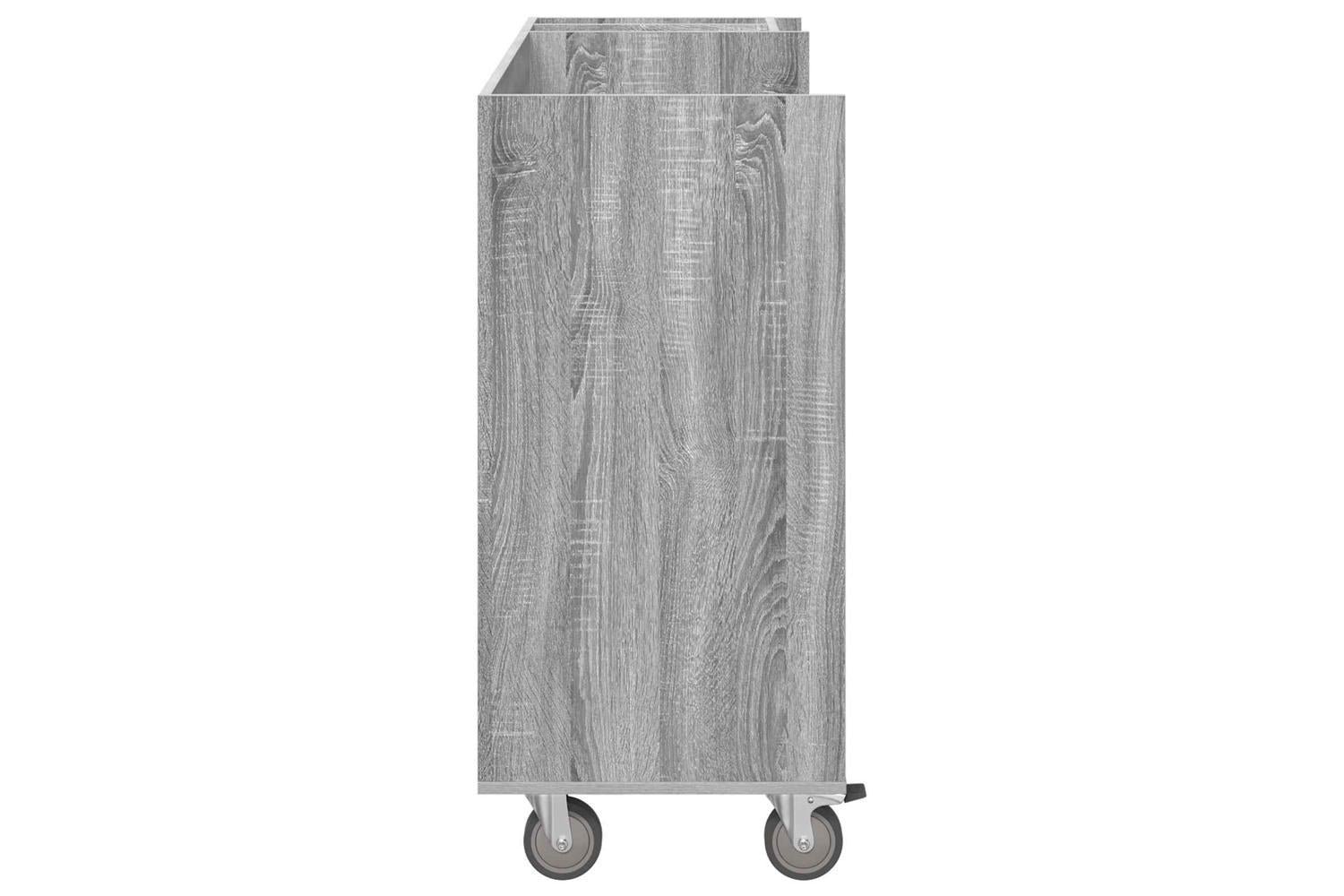 Vidaxl Golf Cabinet With Wheel Plain Grey Sonoma 120 X 45 X 98 Cm-7