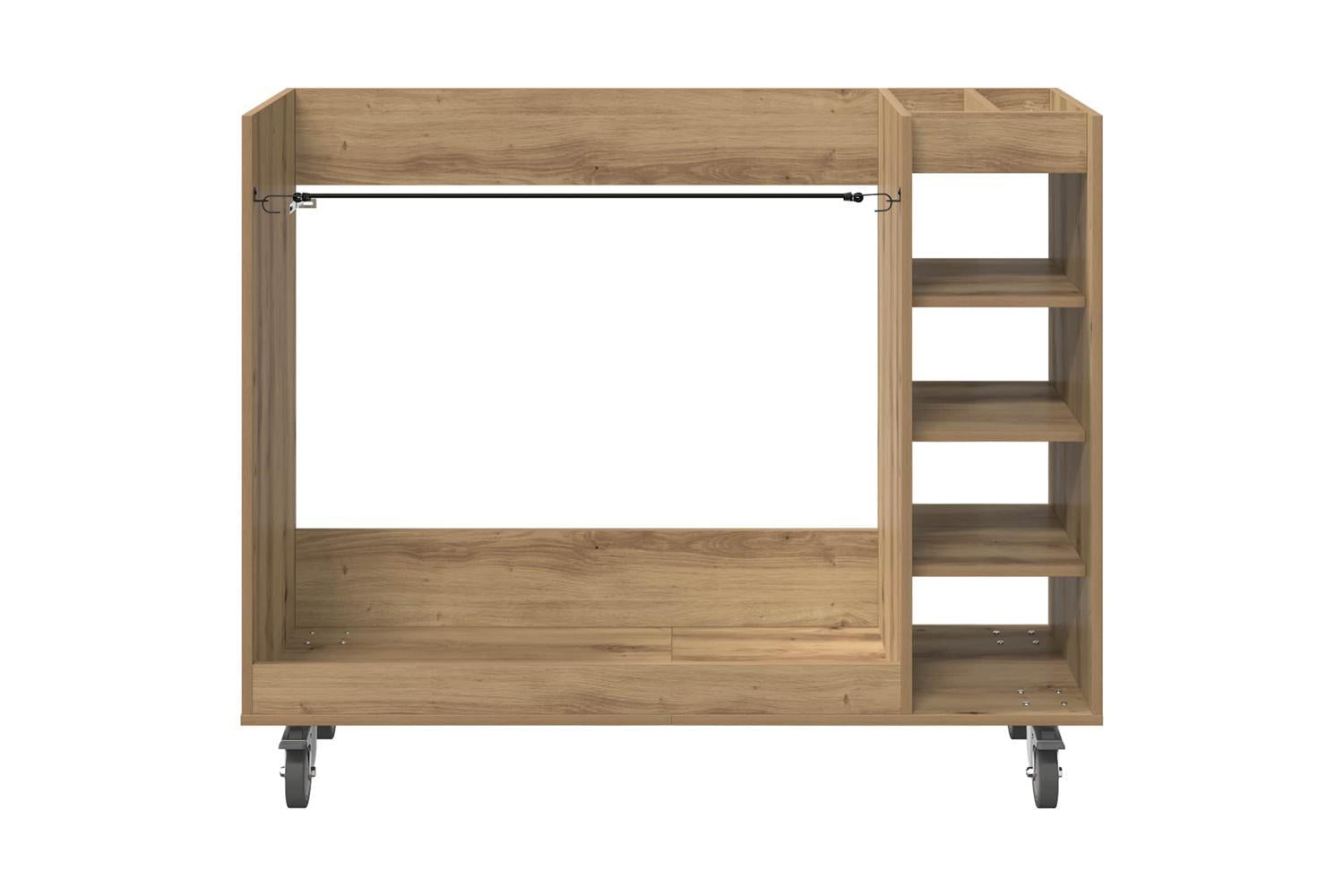 Vidaxl Golf Cabinet With Wheel Plain Artisan Oak 120 X 45 X 98 Cm-6