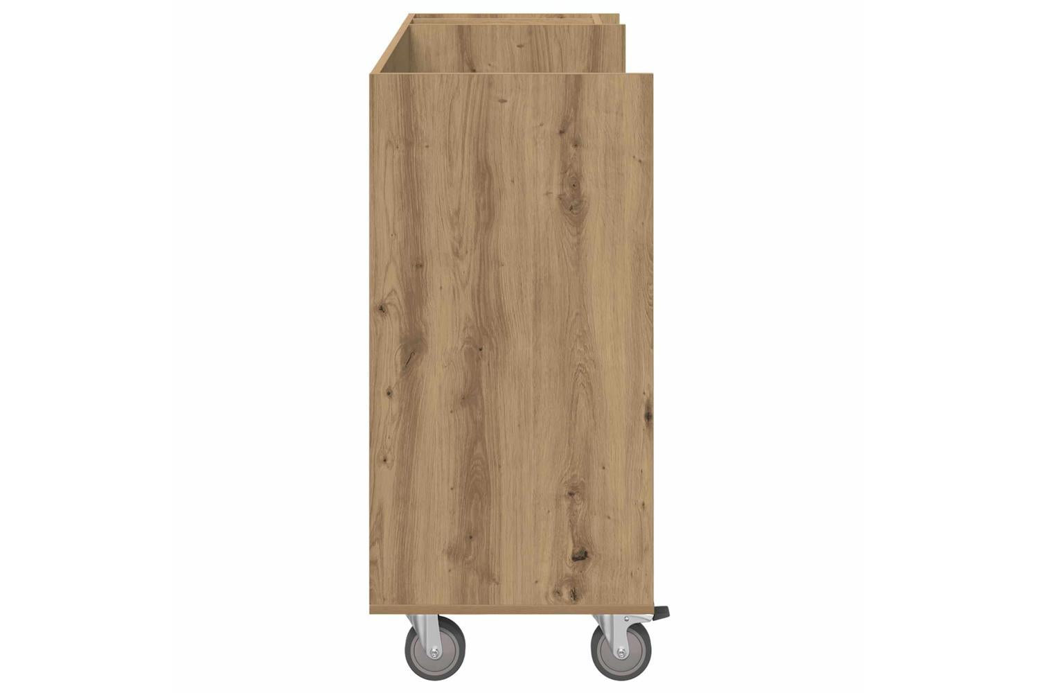 Vidaxl Golf Cabinet With Wheel Plain Artisan Oak 120 X 45 X 98 Cm-7