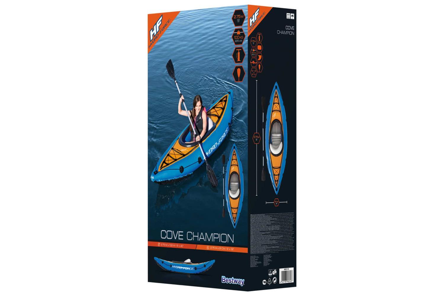 Hydro-force 1 Person Inflatable Kayak-10
