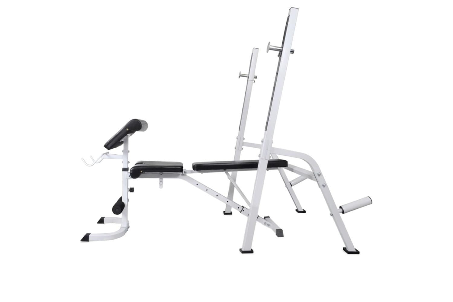 Vidaxl Workout Bench With Weight Rack, Barbell And Dumbbell Set 30.5kg-3