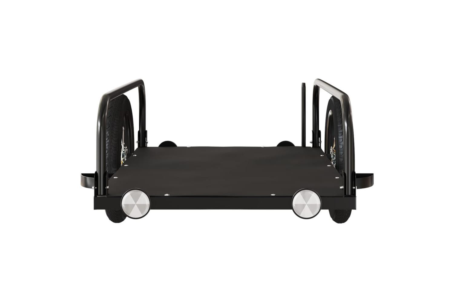Vidaxl Bike Trailer Black 122x53x31 Cm Iron-5