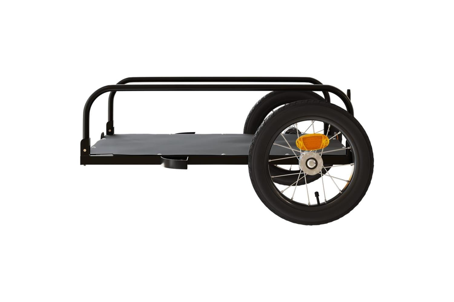 Vidaxl Bike Trailer Black 122x53x31 Cm Iron-6
