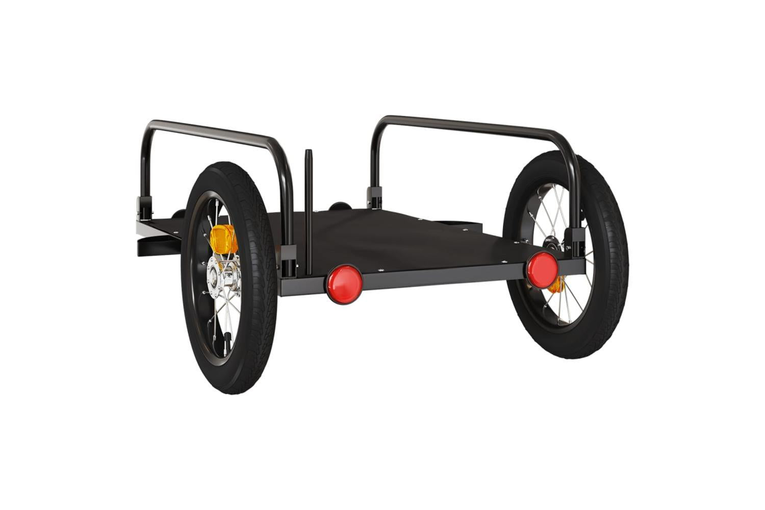 Vidaxl Bike Trailer Black 122x53x31 Cm Iron-7