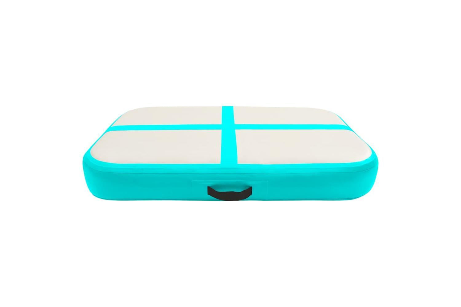 Vidaxl Inflatable Gymnastics Mat With Pump 60x100x20 Cm Pvc Green-3