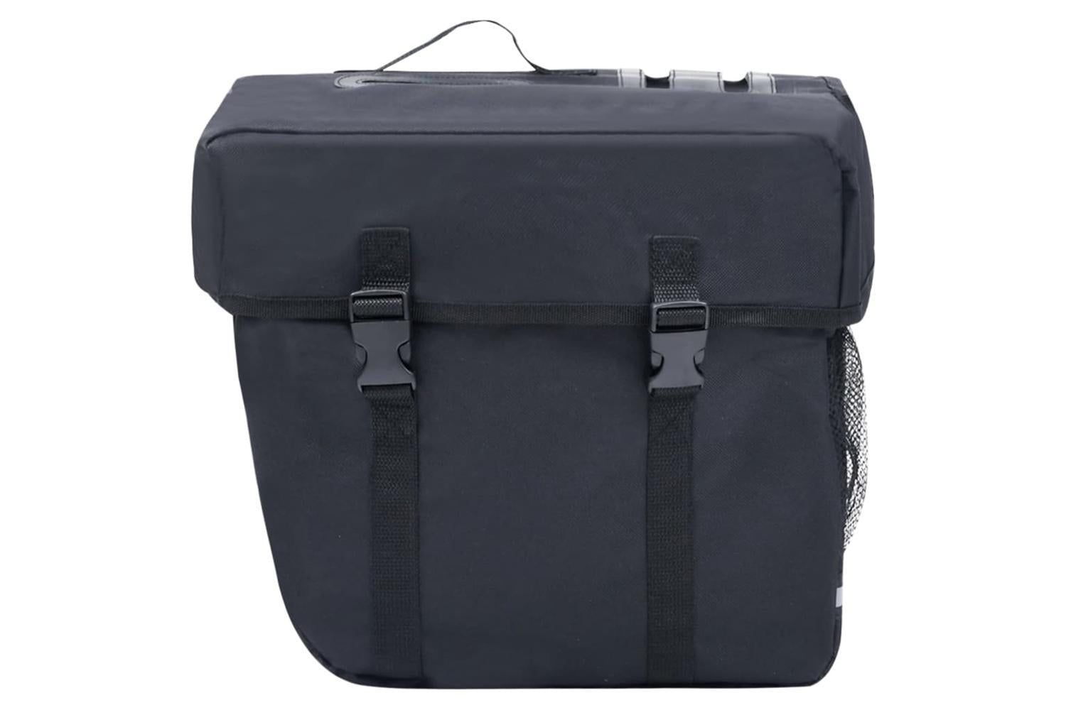 Vidaxl Double Bicycle Bag For Pannier Rack Waterproof 35 L Black-3