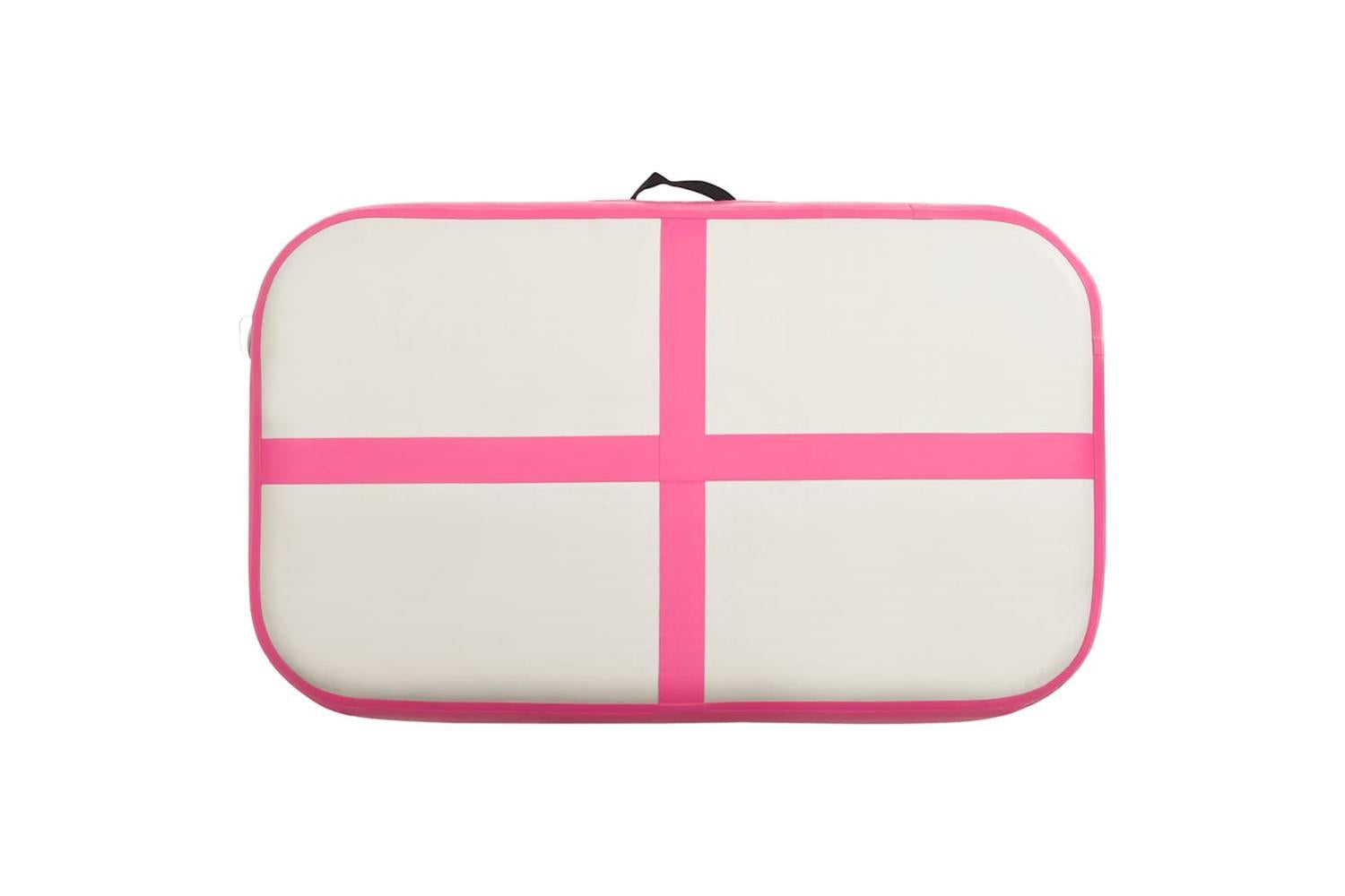 Vidaxl Inflatable Gymnastics Mat With Pump 60x100x20 Cm Pvc Pink-4