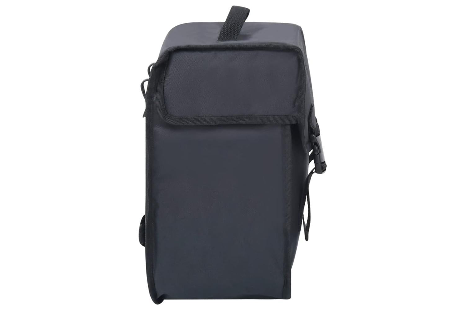Vidaxl Single Bicycle Bag For Pannier Rack Waterproof 21 L Black-4