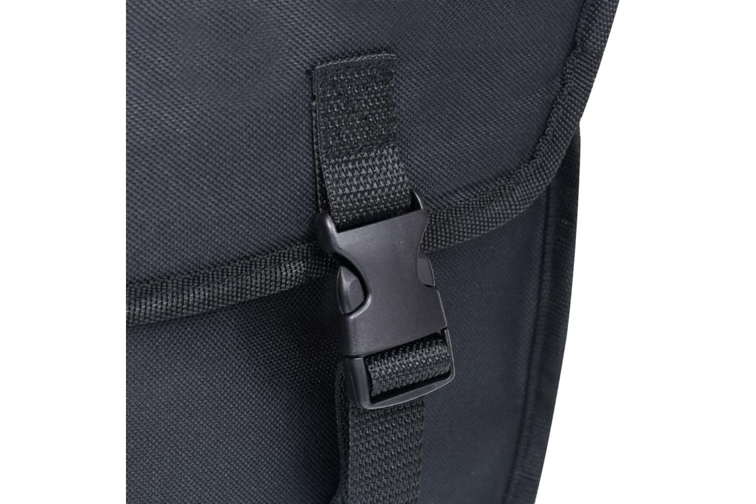 Vidaxl Single Bicycle Bag For Pannier Rack Waterproof 21 L Black-6
