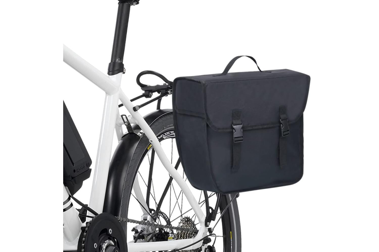Vidaxl Single Bicycle Bag For Pannier Rack Waterproof 21 L Black-9
