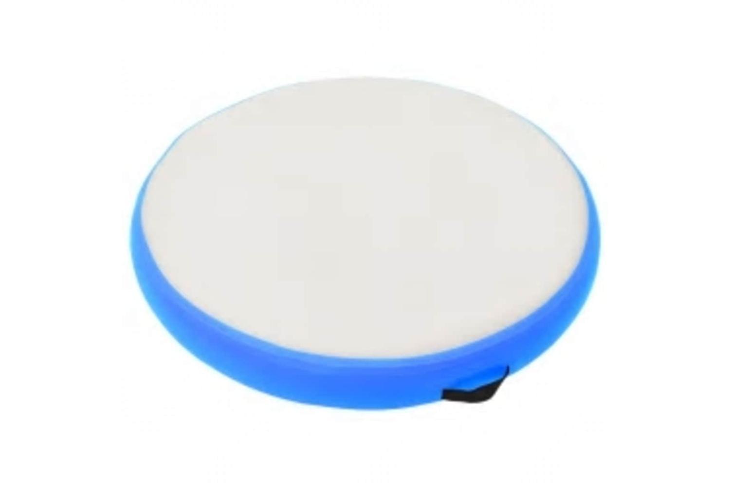 Vidaxl Inflatable Gymnastic Mat With Pump 100x100x20 Cm Pvc Blue-2
