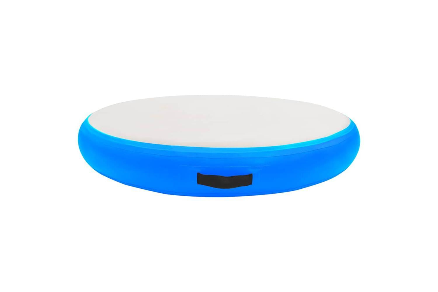 Vidaxl Inflatable Gymnastic Mat With Pump 100x100x20 Cm Pvc Blue-4
