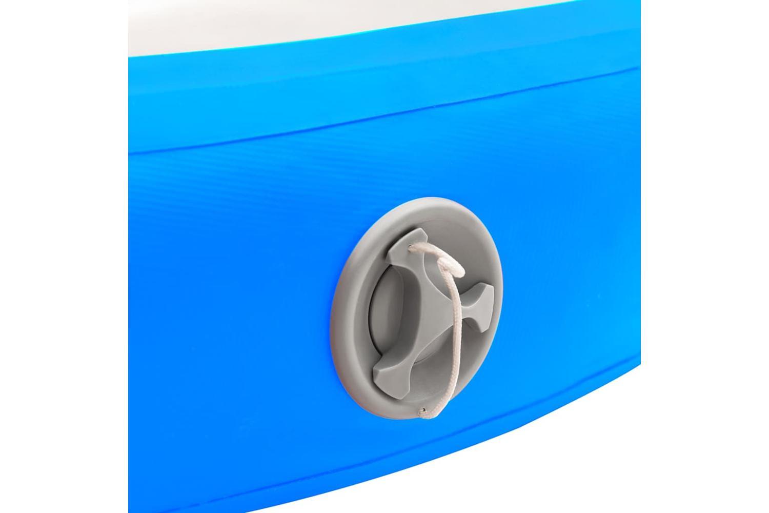 Vidaxl Inflatable Gymnastic Mat With Pump 100x100x20 Cm Pvc Blue-8