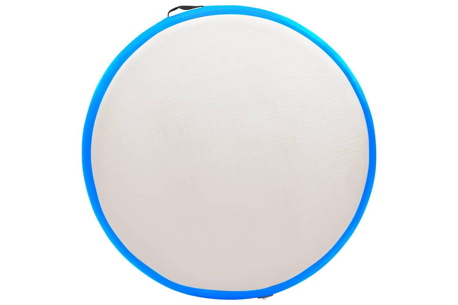 Vidaxl Inflatable Gymnastic Mat With Pump 100x100x10 Cm Pvc Blue-4
