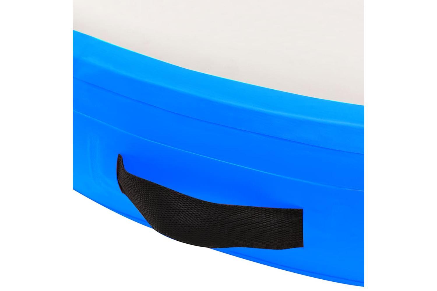 Vidaxl Inflatable Gymnastic Mat With Pump 100x100x10 Cm Pvc Blue-6