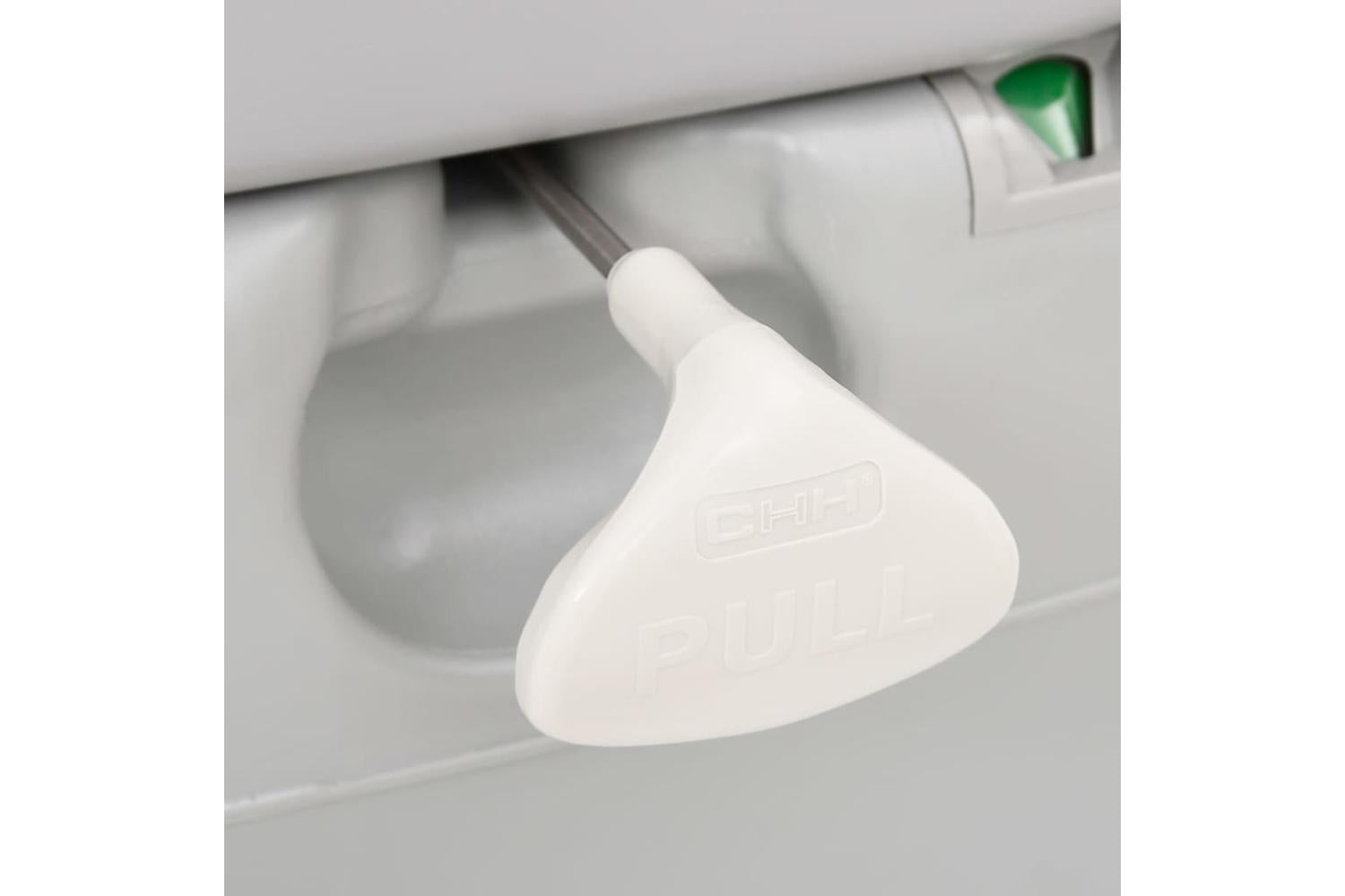 Vidaxl Portable Camping Toilet Grey And White 22+12 L Hdpe-9