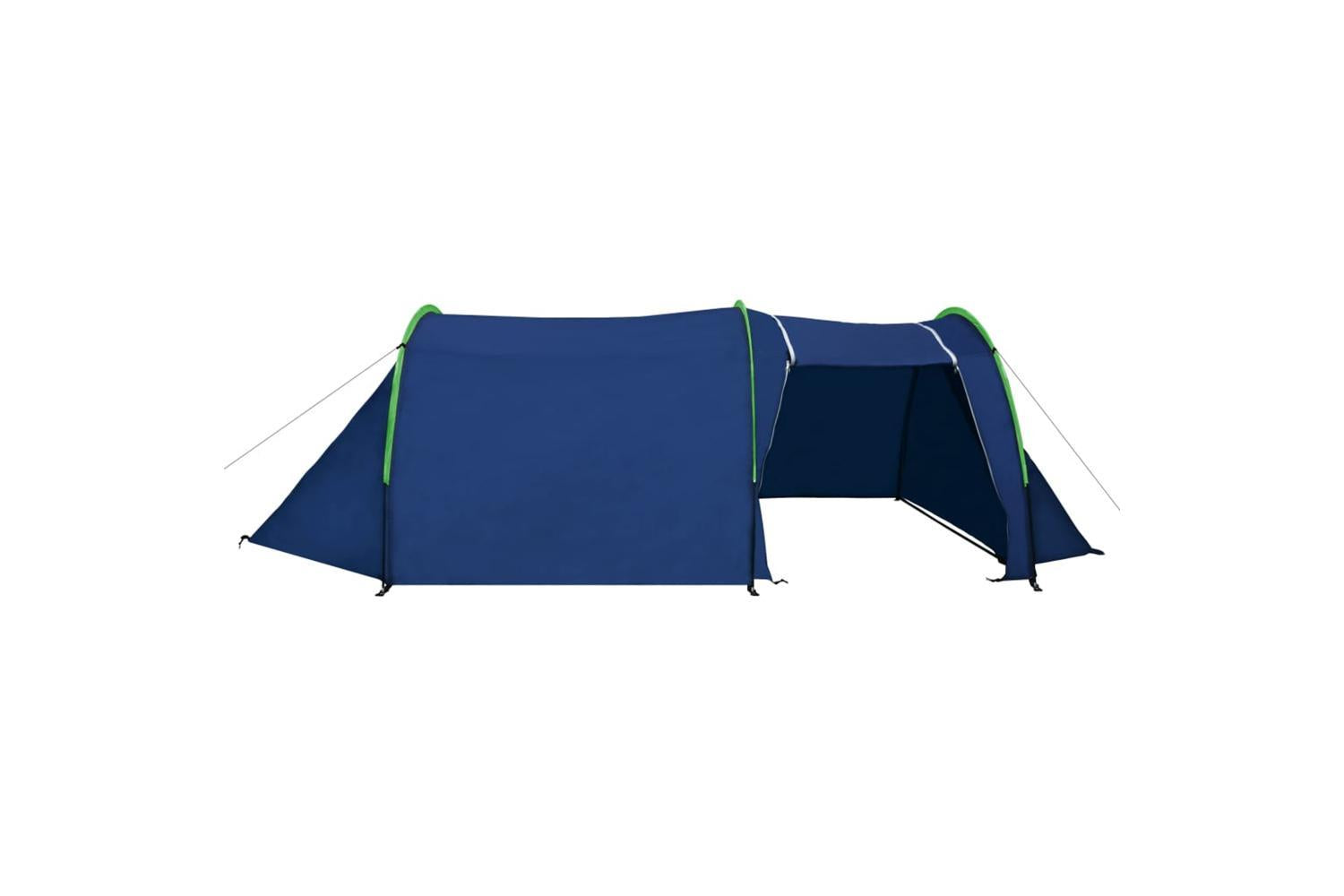 Vidaxl Camping Tent 4 Persons Navy Blue/green-3
