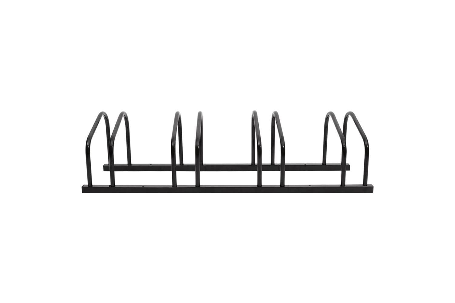 Vidaxl Bike Rack For 4 Bikes Black Steel-2