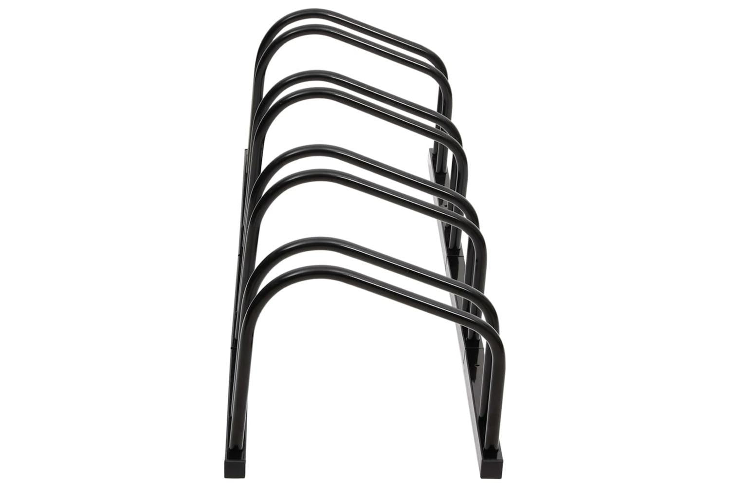 Vidaxl Bike Rack For 4 Bikes Black Steel-3
