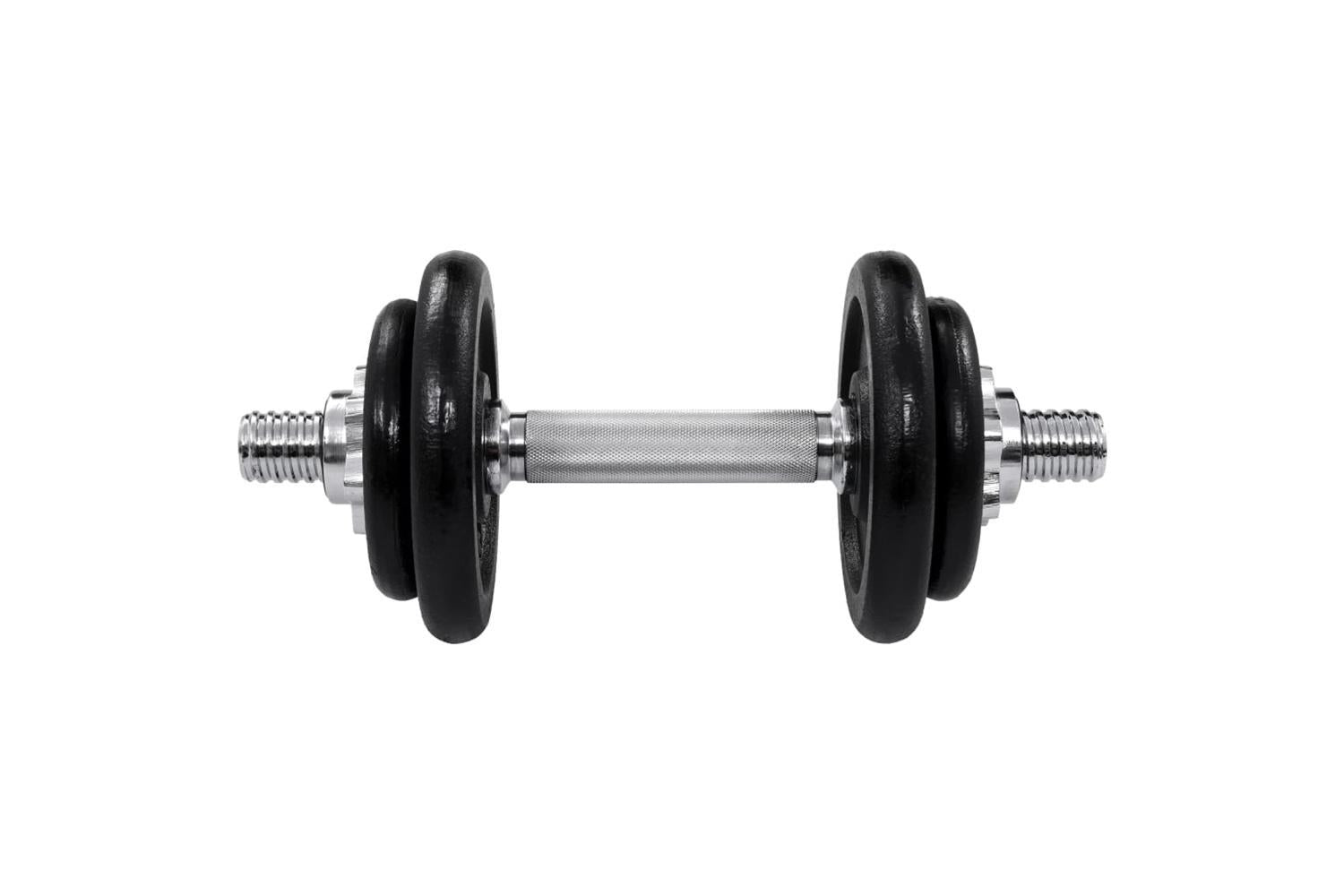 Vidaxl 15 Piece Dumbbell Set 20 Kg Cast Iron-8