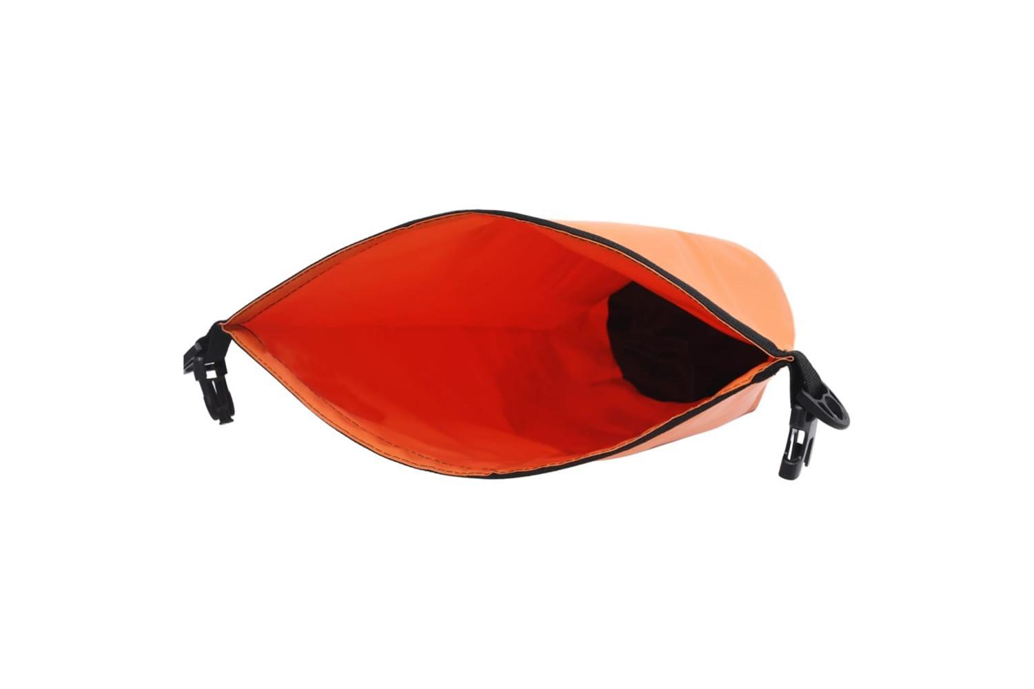 Vidaxl Dry Bag With Zipper Orange 30 L Pvc-4