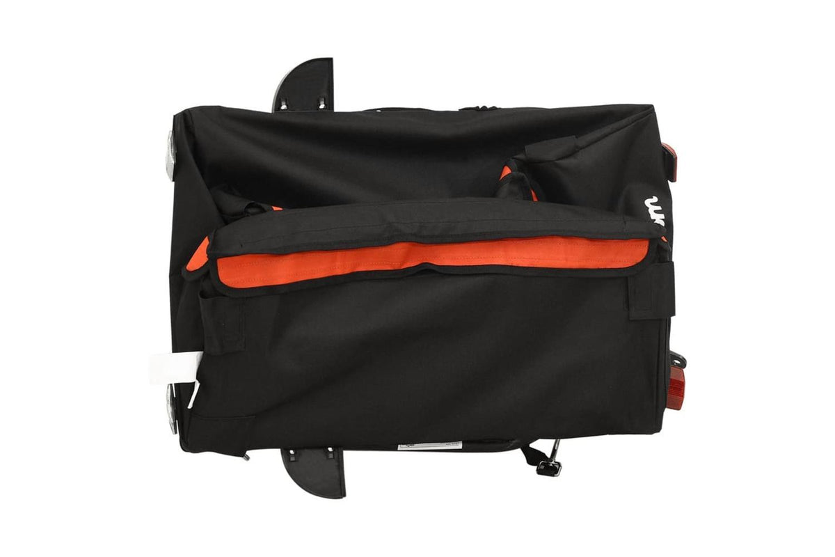 Vidaxl Bike Trailer Black And Orange 30 Kg Iron-9