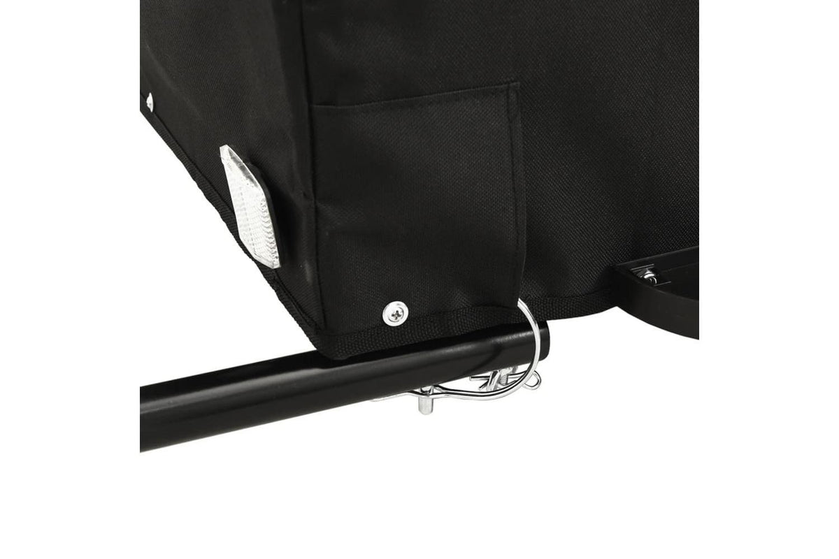 Vidaxl Bike Trailer Black And Orange 30 Kg Iron-10