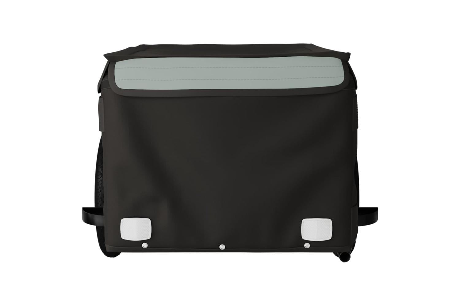 Vidaxl Bike Trailer Black And Grey 30 Kg Iron-6