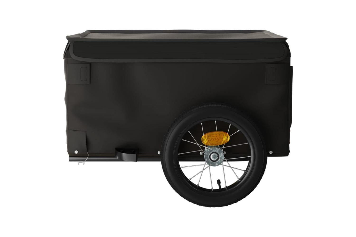 Vidaxl Bike Trailer Black 30 Kg Iron-7