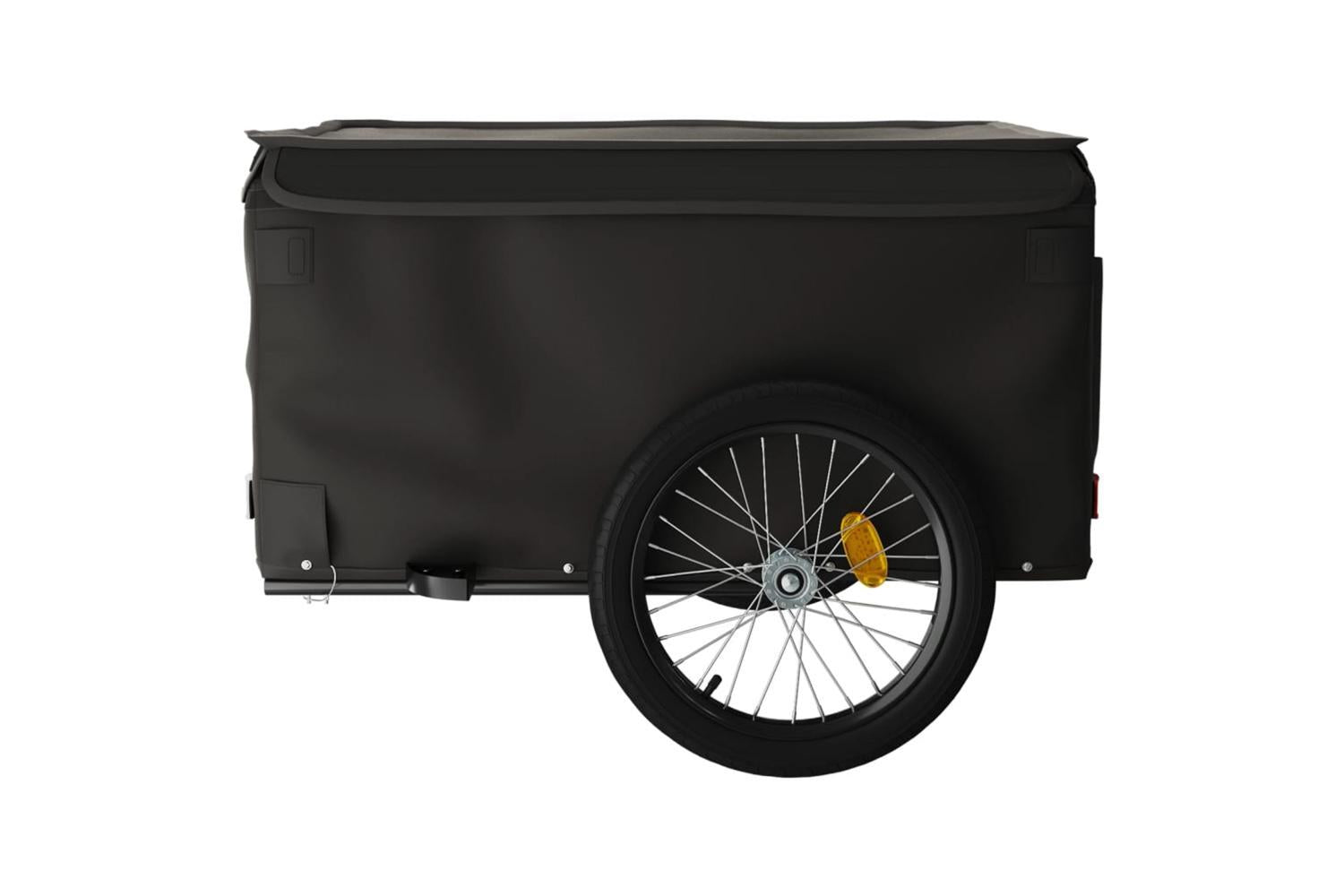 Vidaxl Bike Trailer Black 45 Kg Iron-7
