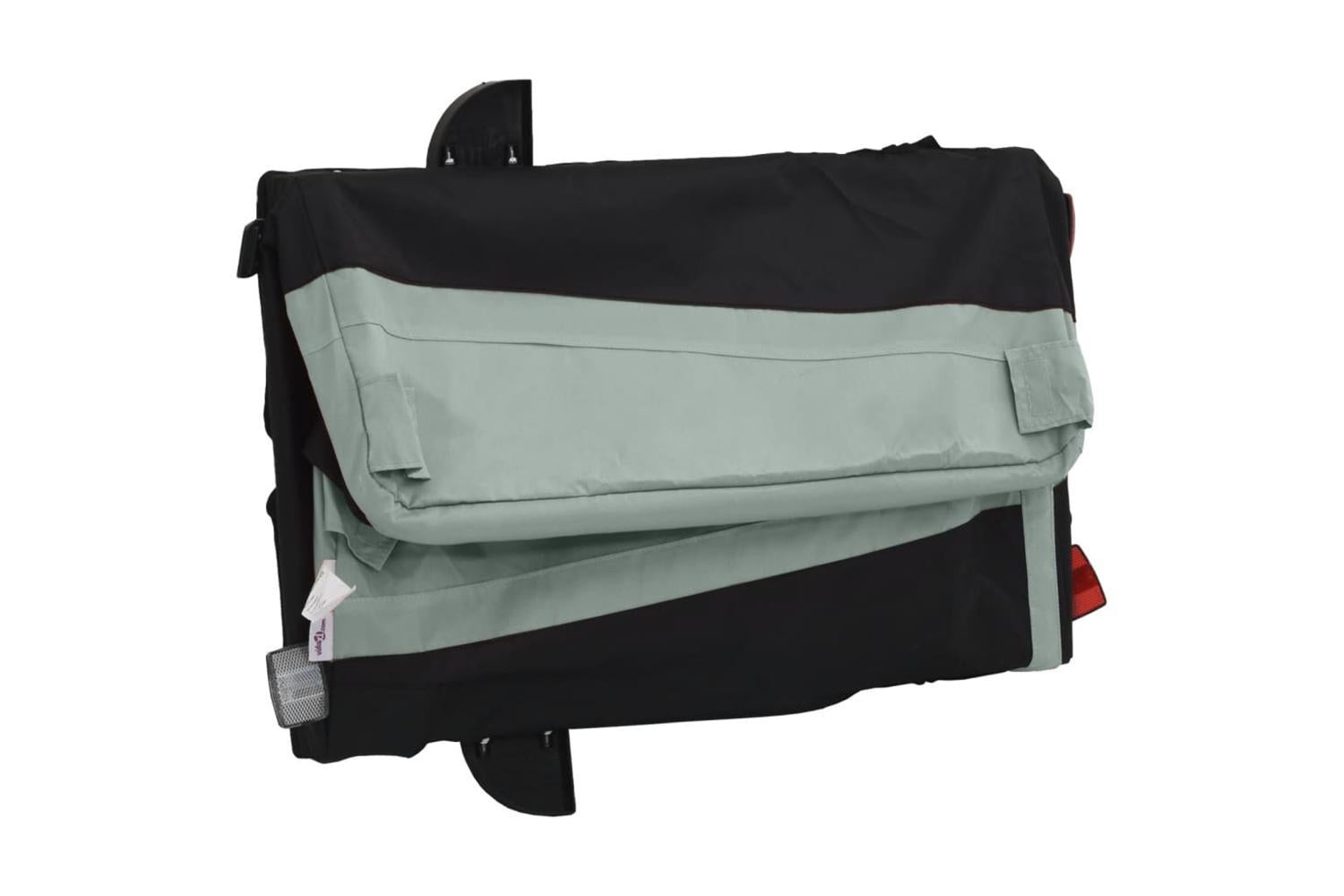 Vidaxl Bike Trailer Black And Grey 30 Kg Iron-9