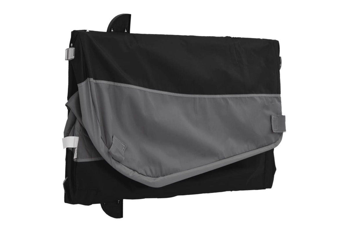 Vidaxl Bike Trailer Black And Grey 45 Kg Iron-9