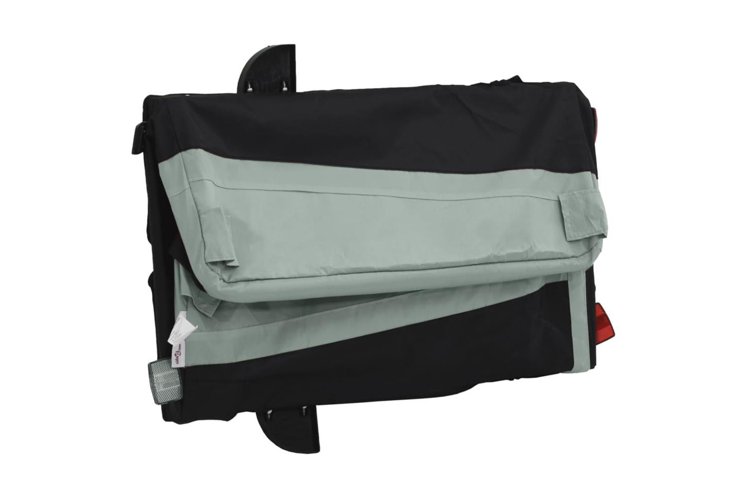 Vidaxl Bike Trailer Black And Grey 45 Kg Iron-9
