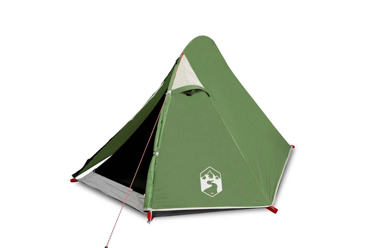Vidaxl Camping Tent Dome 2-person Green Waterproof-2