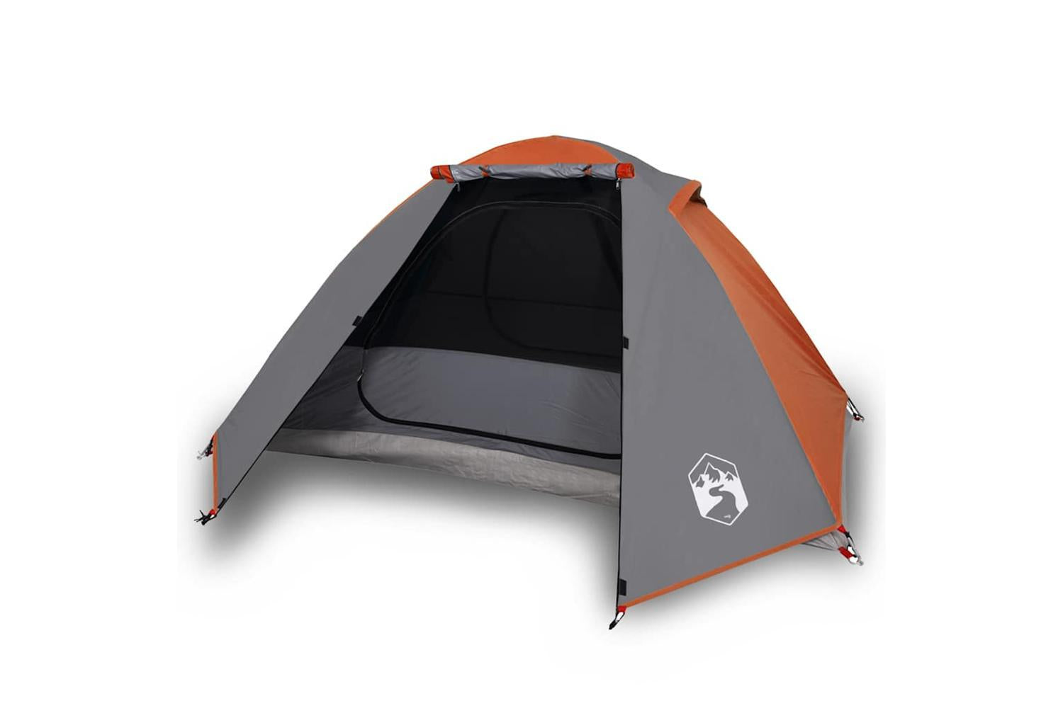 Vidaxl Camping Tent Dome 2-person Orange Waterproof-2