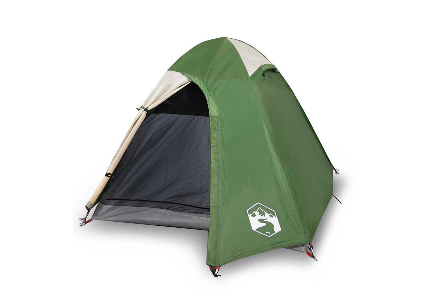 Vidaxl Camping Tent Dome 2-person Green Waterproof-2