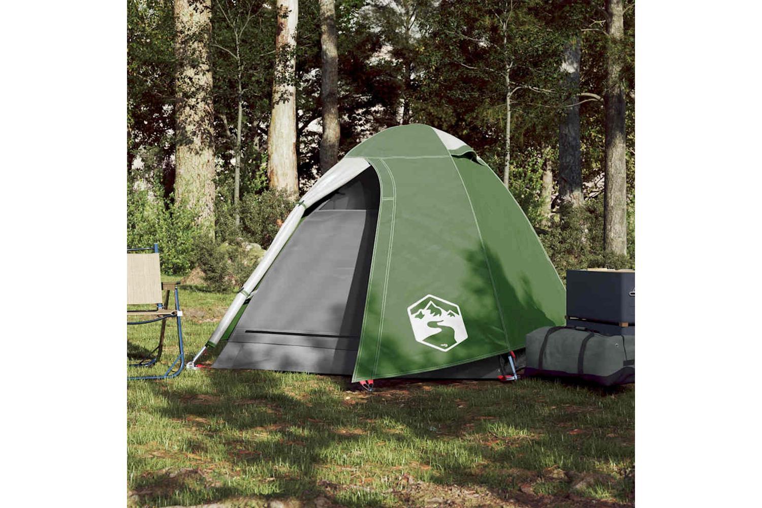 Vidaxl Camping Tent Dome 2-person Green Waterproof-3