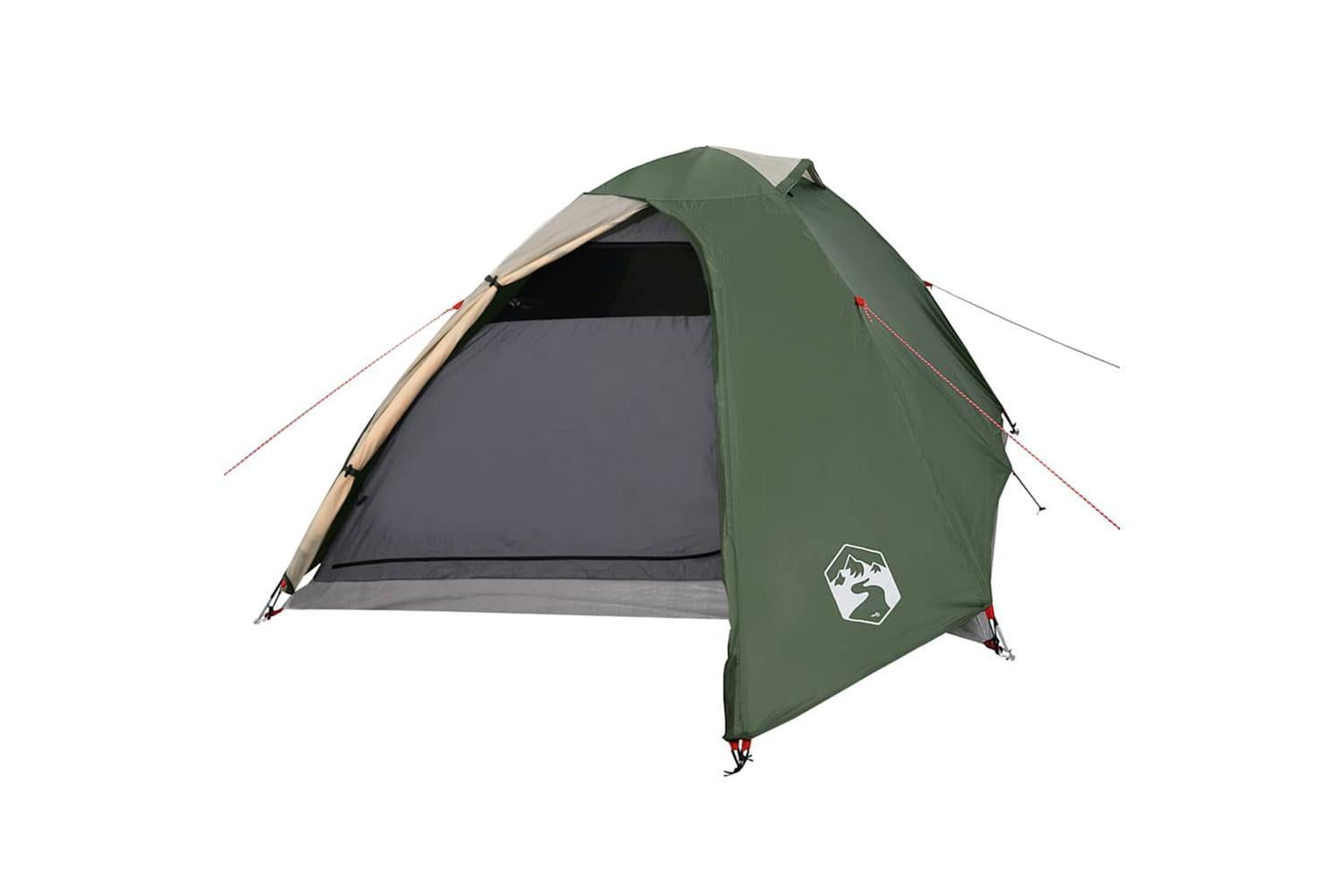 Vidaxl Camping Tent Dome 3-person Green Waterproof-4